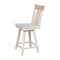 International Concepts Ava Counter Height Stool, with Swivel 24" Seat Height, Unfinished S-132SW - alternate 8